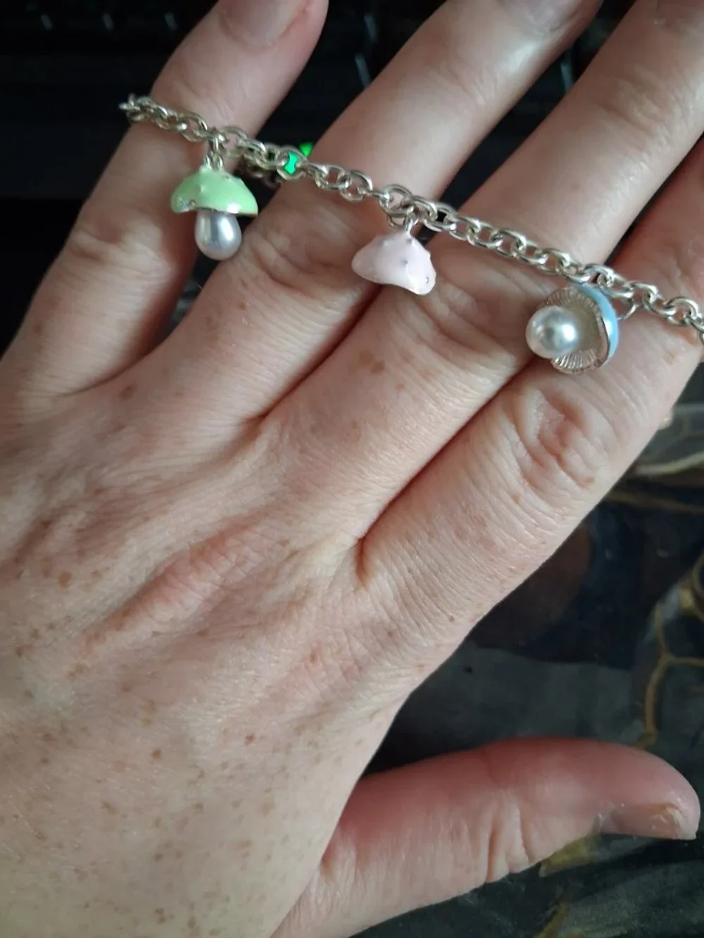 Claires silver toned
